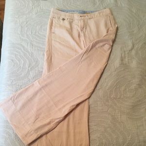 Pilcro wide leg linen pants.